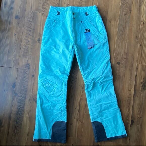Light / Aqua Blue Snowpants Sz M NWT - Picture 2 of 5